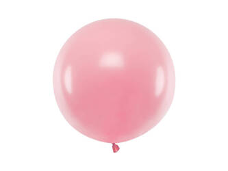 Balon lateksowy 60cm - Okrągły - Pastel Baby Pink