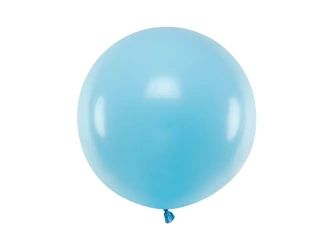 Balon lateksowy 60cm - Okrągły - Pastel Light Blue