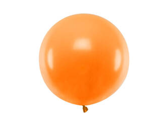Balon lateksowy 60cm - Okrągły - Pastel Mand. Orange