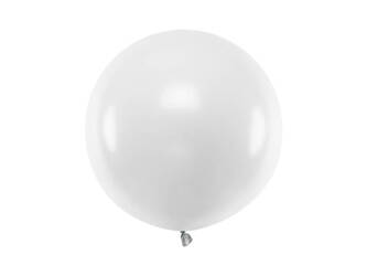 Balon lateksowy 60cm - Okrągły - Pastel Pure White
