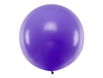 Balon lateksowy - Okrągły - Pastel Lavender - 1m