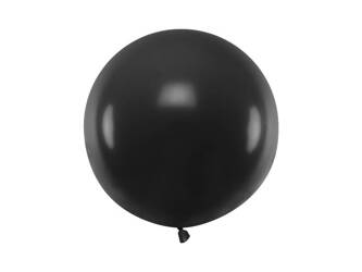 Balon okrągły - Pastel Black - 60cm