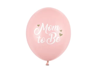 Balony 30 cm, Mom to Be, Pastel Pale Pink