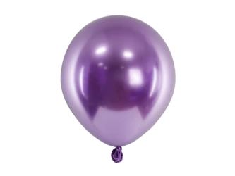 Balony Glossy 12 cm - Fioletowy - 50 sztuk