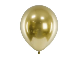 Balony Glossy 30 cm - Chłodny złoty - 20 szt.