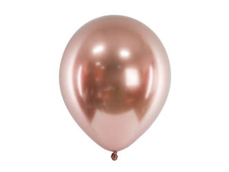 Balony Glossy 30cm - Rose Gold - 10 sztuk