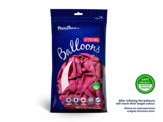 Balony Strong 23cm - Pastel Hot Pink - 100 sztuk