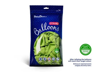 Balony Strong 27 cm - Pastel Lime Green - 100 szt.