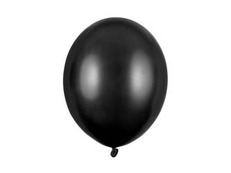 Balony Strong 30cm - Metallic Black - 10 szt.