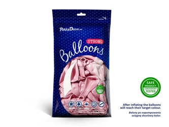 Balony Strong 30cm - Metallic Candy Pink - 100 szt.