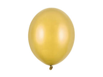 Balony Strong 30cm - Metallic Gold - 3 szt.