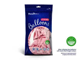 Balony Strong 30cm - Pastel Pale Pink - 100 szt.