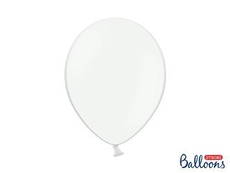 Balony Strong 30cm - Pastel Pure White - 10 sztuk