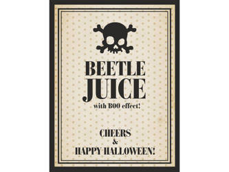 Etykiety na alkohol - Beetle Jiuce - 10 sztuk