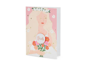 Kartka z pinem - Bride - 105 x 150 mm