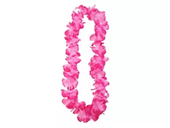Naszyjnik Hawajski - Kwiaty - Różowy - 100 cm