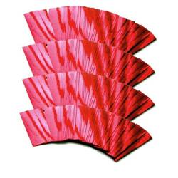 PAPIEROWE KONFETTI - LUZ - czerwone metaliczne prostokąty - 1kg - Triplex