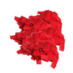 PAPIEROWE KONFETTI - LUZ - czerwone prostokąty - 1kg - Triplex