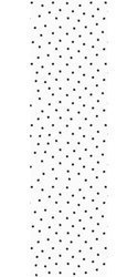 Papier do pakowania - Biały - Czarne Gwiazdki - 68,5 x 100 cm