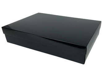 Pudełko Laminowane - Czarne - 350x240x70 mm