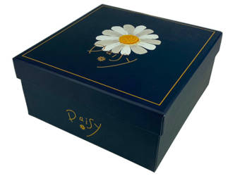Pudełko Prezentowe Ozdobne - Daisy - 21x21x10