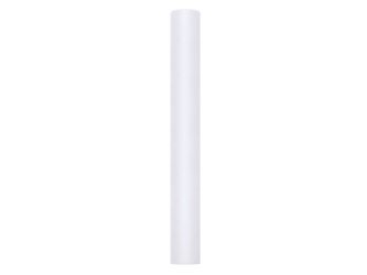 Tiul gładki - 0,5 x 9 m - biały