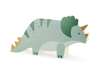 Zaproszenia - Triceratops - dinozaur - 6 szt.