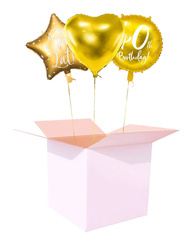 Zestaw napompowanych balonów z helem - 40 urodziny